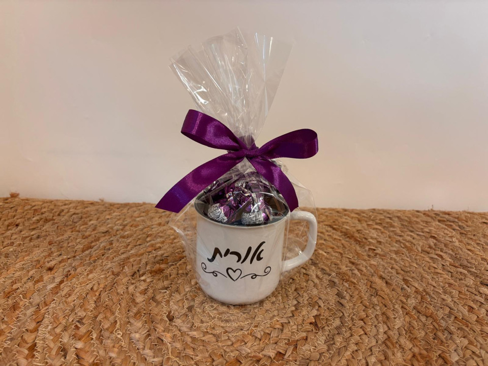 ספל ממותג- לבן